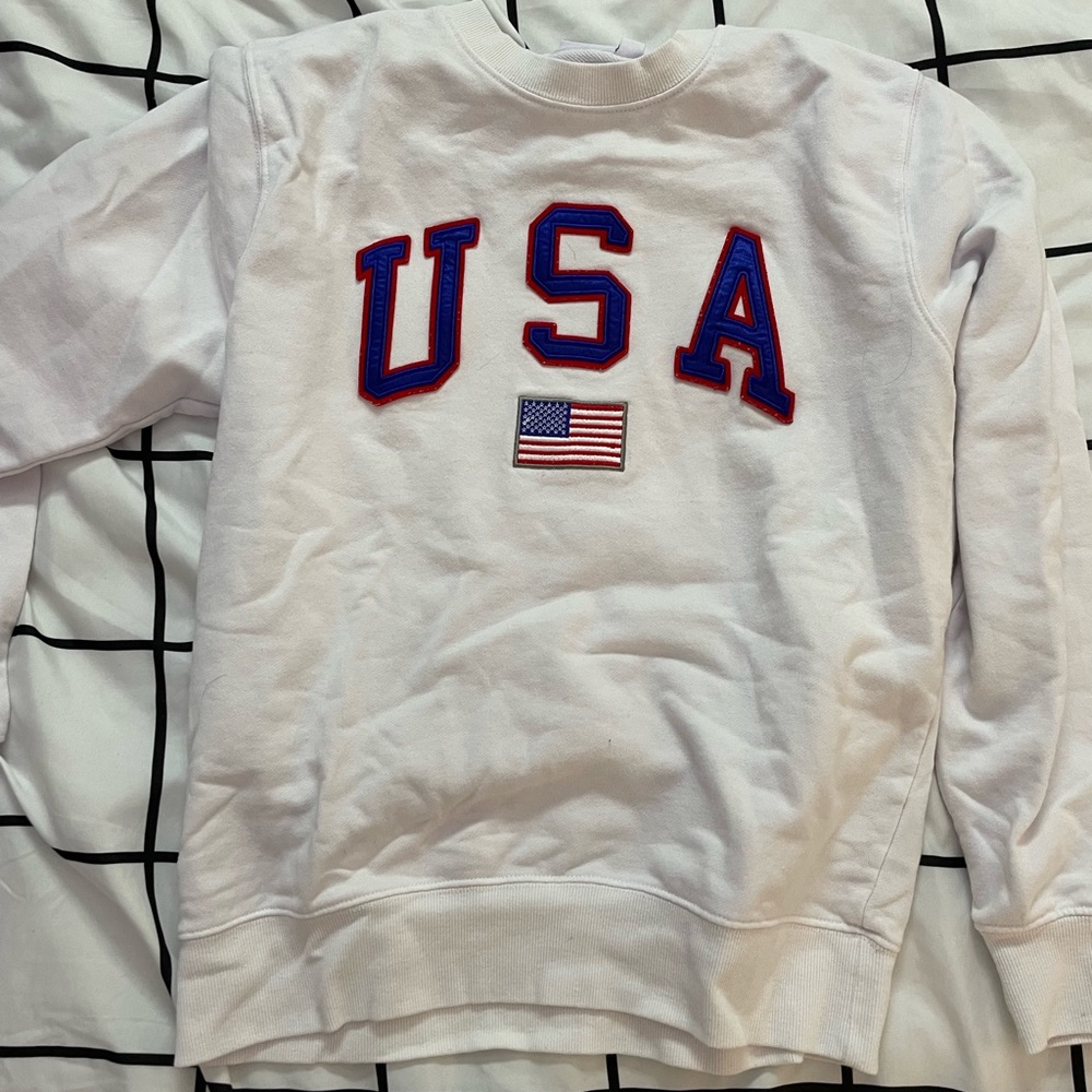 Womens USA crewneck